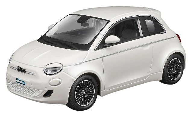 Amazon | Bburago 1/24 フィアット 500e (2003) アイスホワイト